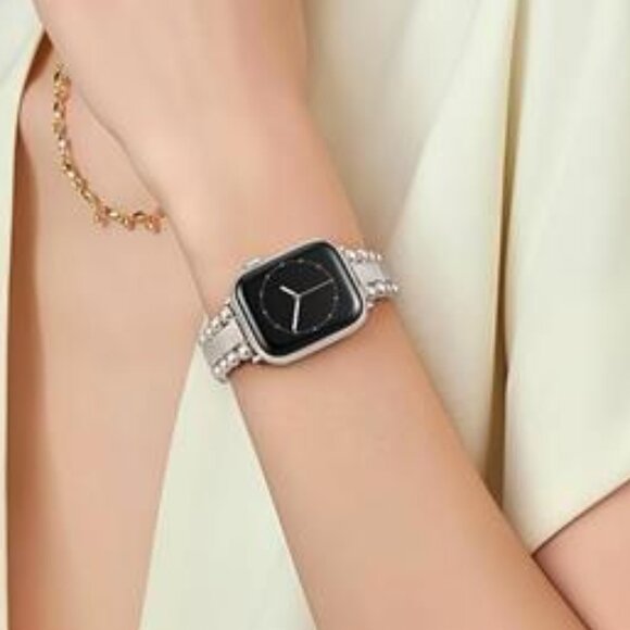 NEW Luxury Beaded Dressy Apple Watch Band